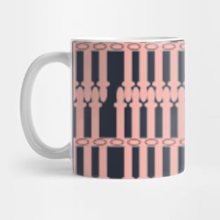 Seamless pattern vertical circles Mug